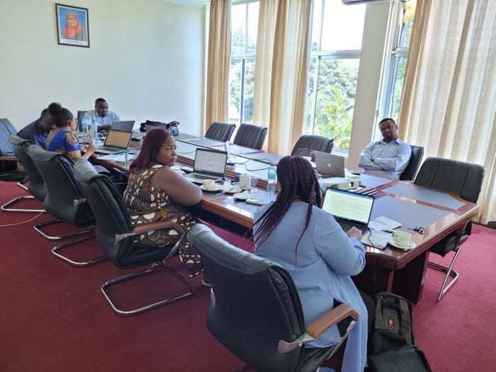 A strategy meeting around a boardroom table